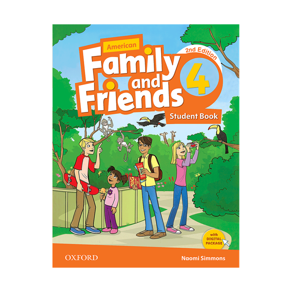 خرید کتاب American Family and Friends 2nd 4 (S+W+CD+DVD)